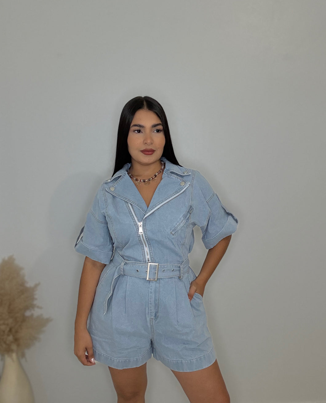 Denim Light Romper