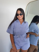 Load image into Gallery viewer, Navy Romper
