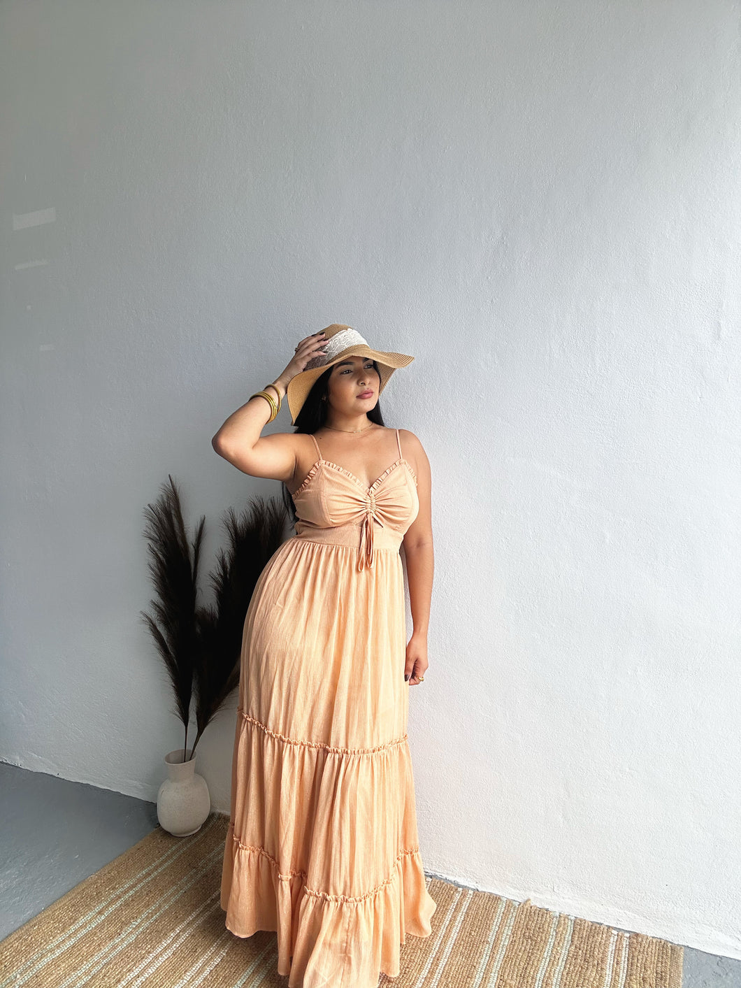 Chequia Maxi Dress