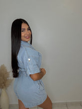 Load image into Gallery viewer, Denim Light Romper
