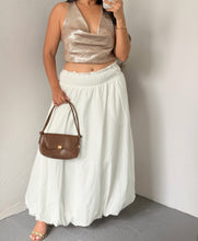 Load image into Gallery viewer, White Bubble skirt
