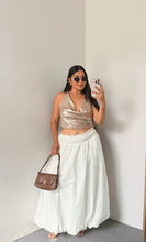 Load image into Gallery viewer, White Bubble skirt
